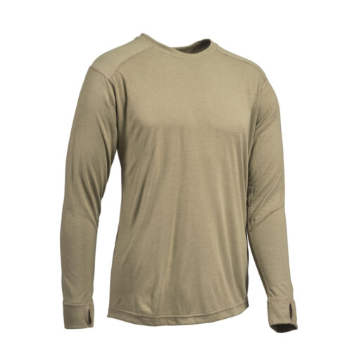 USGI Level 1B PCU Short Sleeve T-Shirt, Coyote Brown XL Long New